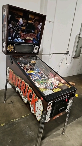 MAVERICK THE MOVIE PINBALL MACHINE SEGA PROJECT