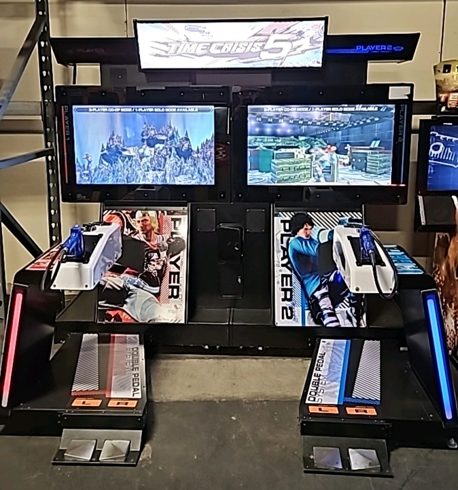 TIME CRISIS 5 TWIN SHOOTER ARCADE GAME NAMCO STANDARD SIZE