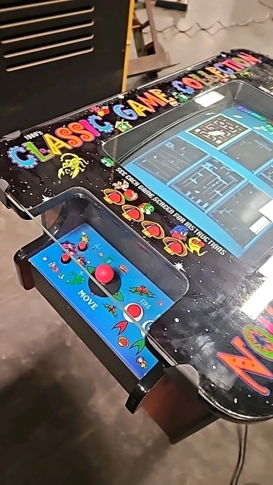 Multicade Table MULTICADE CLASSICS COCKTAIL TABLE ARCADE GAME COIN OP ORI