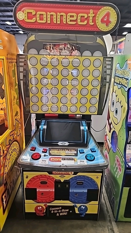 CONNECT FOUR STANDARD SIZE TICKET REDEMPTION GAME BAYTEK