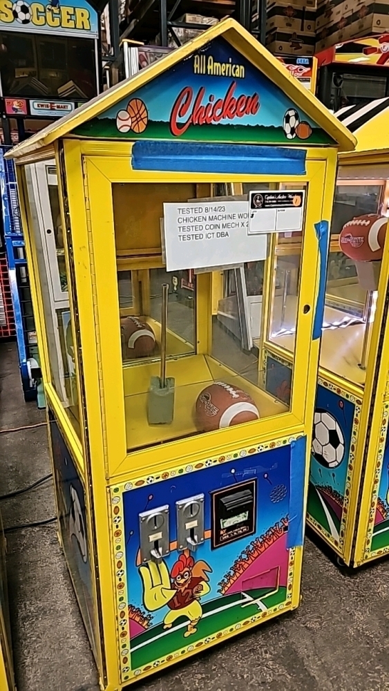 ALL AMERICAN CHICKEN TOY EGG VENDING MACHINE