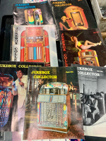 1 PALLET LOT- MISC JUKEBOX COLLECTOR MAGAZINES, PRINT COLLECTIBLES, MANUALS, SCHEMATICS, ETC. - 3