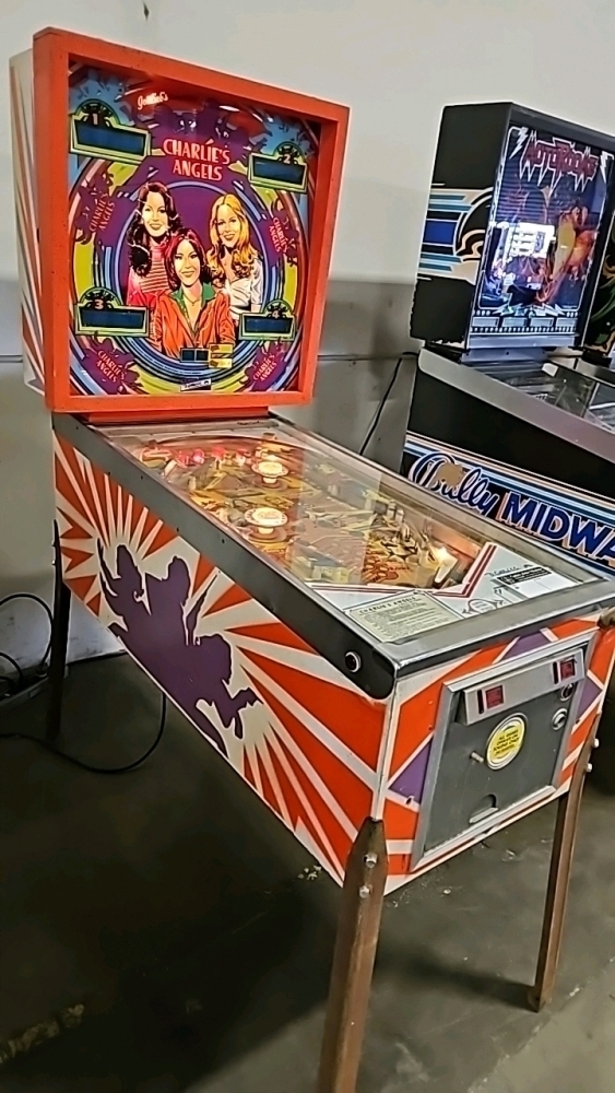 CHARLIE'S ANGELS PINBALL MACHINE GOTTLIEB 1978 PROJECT
