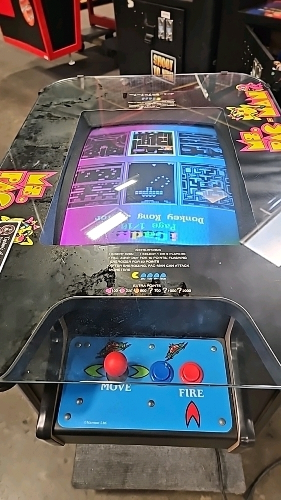 Multicade Table 60 IN 1 CLASSICS MULTICADE COCKTAIL TABLE ARCADE GAME