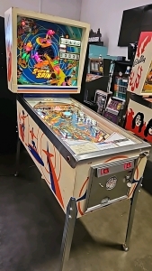 SUPER SPIN CLASSIC PINBALL MACHINE GOTTLIEB 1977