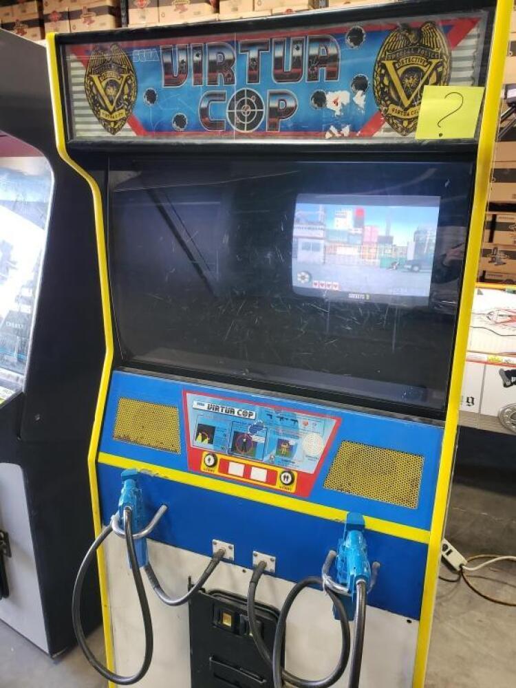 VIRTUA COP SEGA SHOOTER UPRIGHT ARCADE GAME