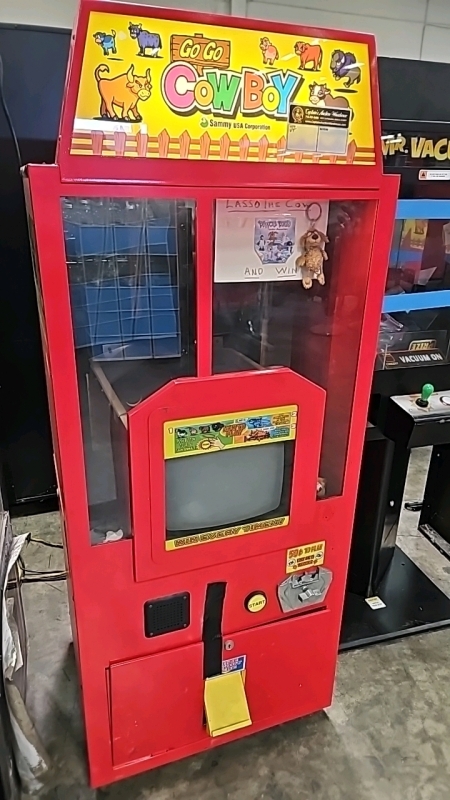 GO GO COWBOY VIDEO TOY SUPER BALL VENDING GAME