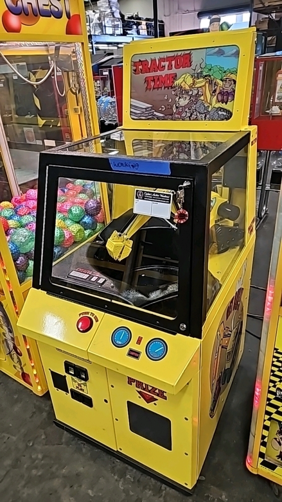 TRACTOR TIME ROTORY CANDY MERCHANDISER ARCADE GAME