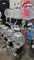 8 HEAD GLOBE STYLE GUMBALL CAPSULE VENDING RACK - 2