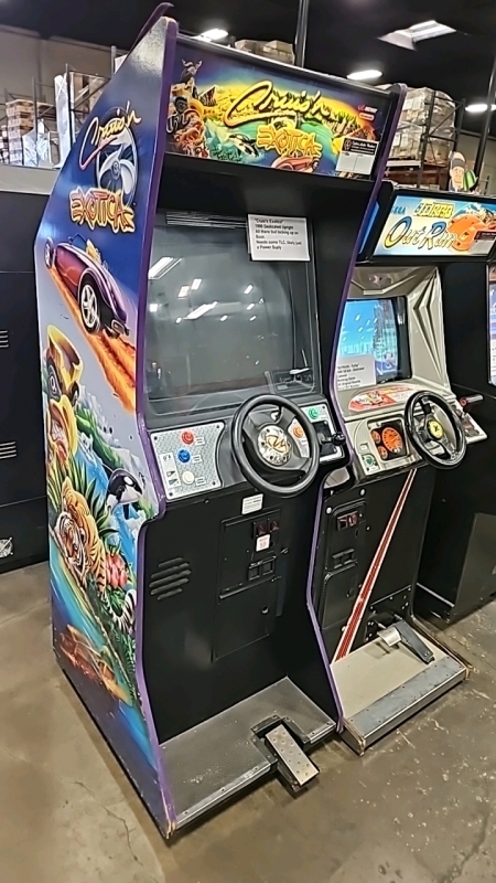 CRUISIN EXOTICA UPRIGHT DRIVER ARCADE GAME MIDWAY