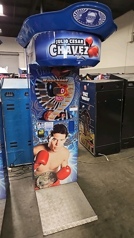 BOXER JULIO CESAR CHAVEZ KNOCKOUT VENDING PUNCHING ARCADE #1