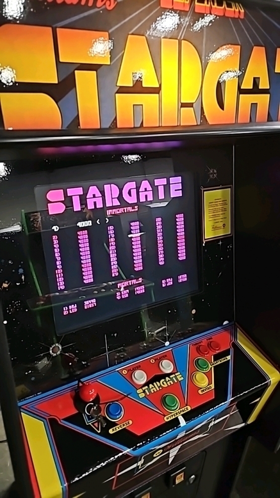 STARGATE DEFENDER NEW BUILD ARCADE GAME W/ LCD