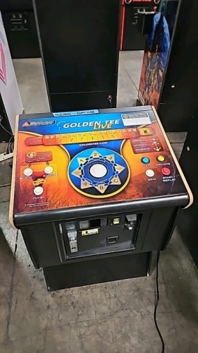 GOLDEN TEE LIVE EMPTY ARCADE PEDESTAL CABINET