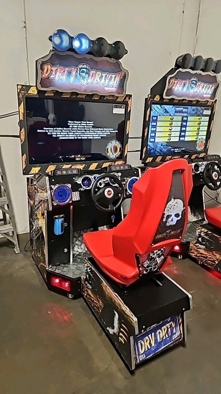 DIRTY DRIVIN' DELUXE DRIVER ARCADE GAME RAW THRILLS #2