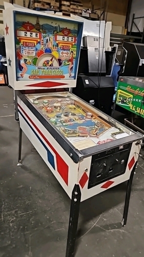 SAN FRANCISCO PINBALL MACHINE WILLIAMS CLASSIC