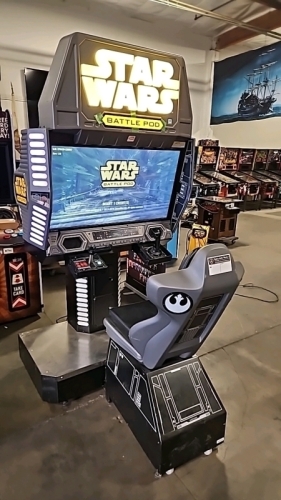 STAR WARS BATTLE POD SINGLE SITDOWN ACTION ARCADE GAME NAMCO