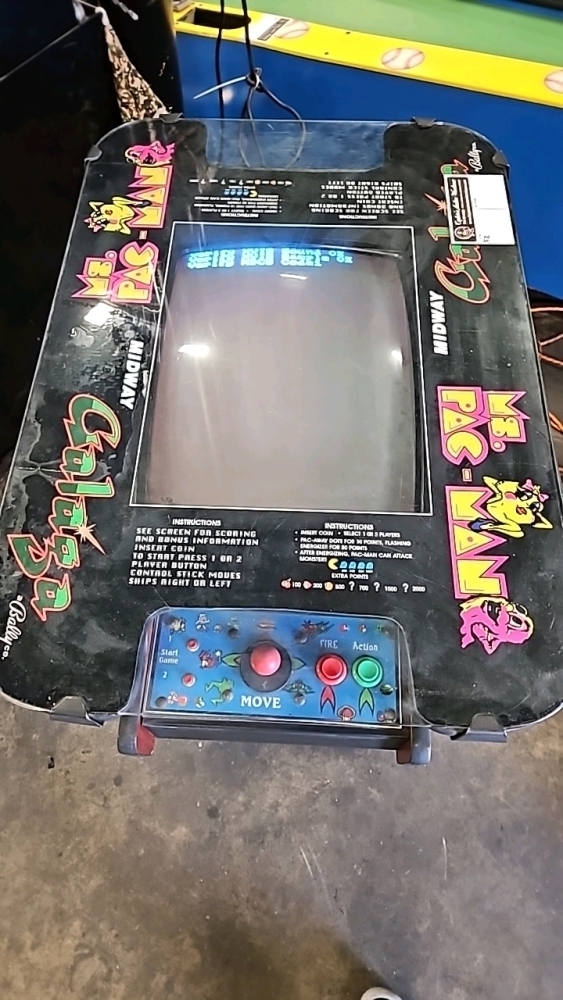 60 IN 1 MULTICADE COCKTAIL TABLE ARCADE GAME CRT MONITOR FZ