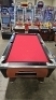 POOL TABLE DYNAMO 7' SLATE TOP COIN OP RED FELT - 2