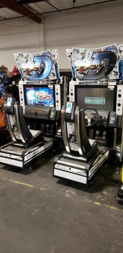 INITIAL D8 DUAL LINKED RACING ARCADE GAME SEGA INITIAL D8 DUAL LINKED RACING ARCADE GAME SEGA