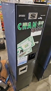 ROWE BC1200 DOLLAR COIN CHANGER MACHINE CABINET