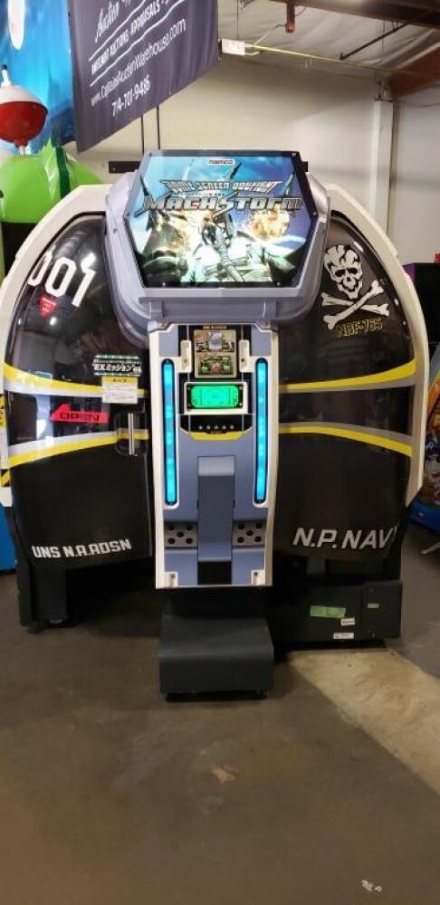 MACH STORM DX DOME JET COMBAT ARCADE GAME NAMCO