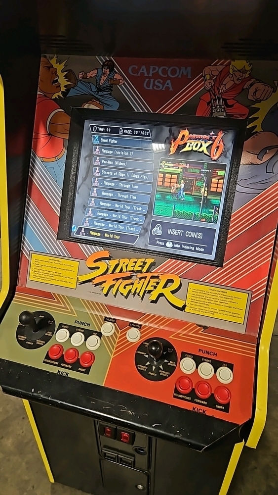 PANDORA BOX 6 MULTICADE UPRIGHT ARCADE W/ LCD MONITOR STREET