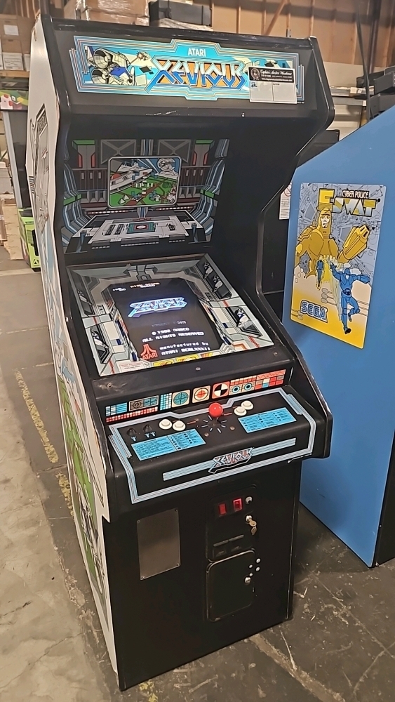 XEVIOUS CLASSIC ATARI UPRIGHT ARCADE GAME