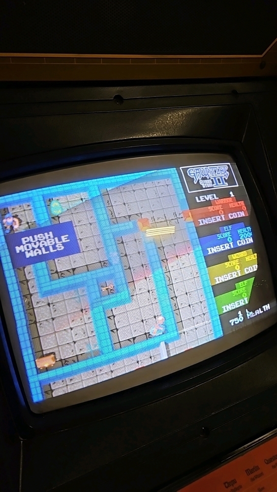 GAUNTLET II CLASSIC DEDICATED ARCADE GAME ATARI
