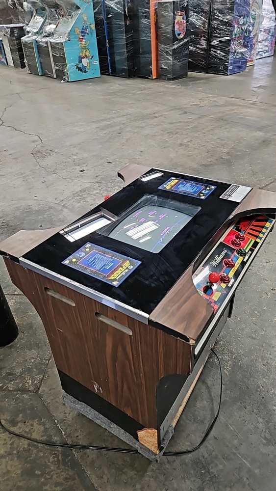 DEFENDER CLASSIC COCKTAIL TABLE ARCADE GAME DEDICATED CAB WILLIAMS - 2