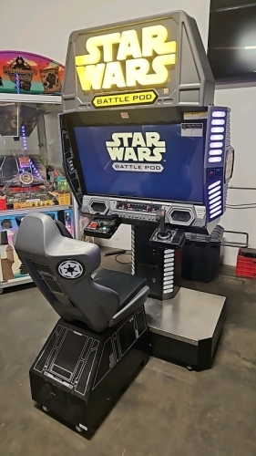 STAR WARS BATTLE POD SITDOWN 42" LCD ARCADE GAME NAMCO