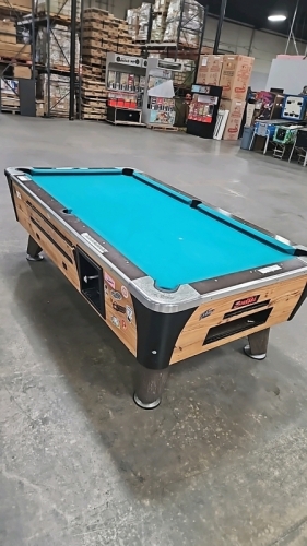 POOL TABLE DYNAMO 7' SLATE TOP COIN OPERATED