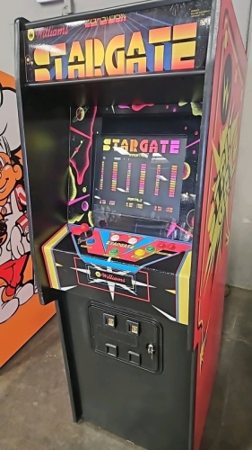 STARGATE DEFENDER UPRIGHT ARCADE GAME BRAND NEW W/ LCD
