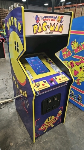SUPER PAC-MAN UPRIGHT BRAND NEW ARCADE GAME W/ LCD MONITOR