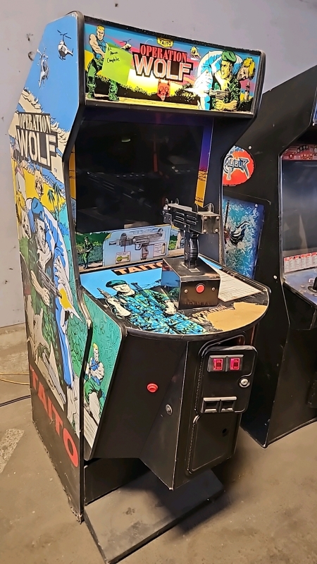 OPERATION WOLF UPRIGHT ARCADE GAME TAITO 1987 PROJECT