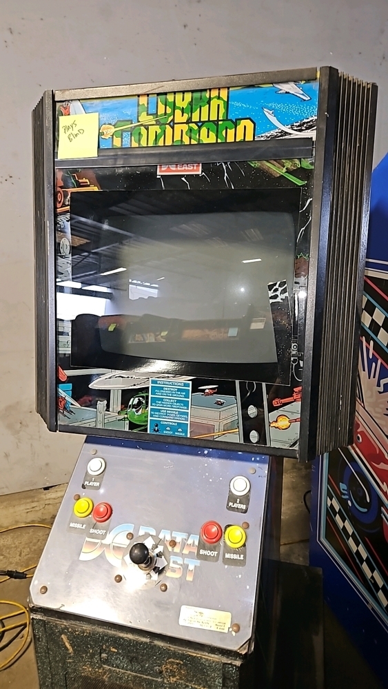 COBRA COMMAND in MAJOR HAVOC i ROBOT ATARI CAB ARCADE GAME