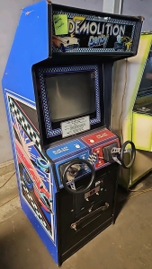 DEMOLITION DERBY CLASSIC ARCADE GAME BALLY MIDWAY 1984