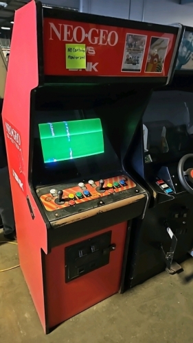 NEO GEO 2 SLOT UPRIGHT ARCADE GAME CINEMATRONICS CAB CONVERSION