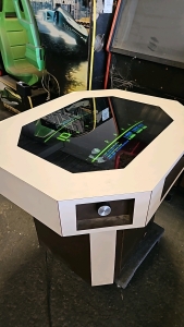 6 GAME SELECT VIDEO PONG STYLE ARCADE GAME COCKTAIL TABLE