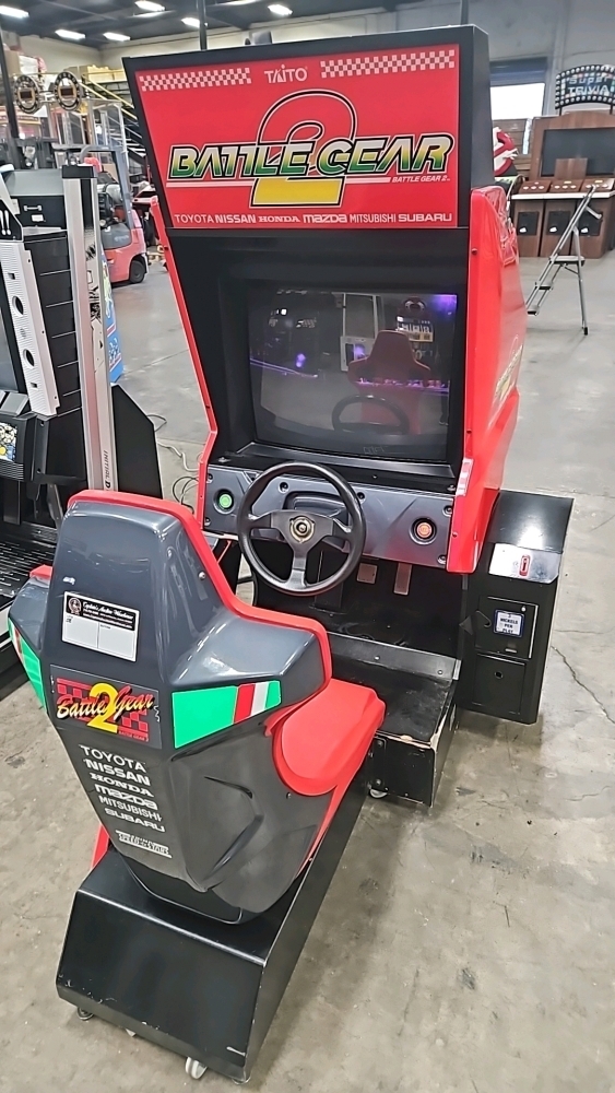 BATTLE GEAR 2 SITDOWN RACING ARCADE GAME TAITO BATTLE GEAR 2 SITDOWN RACING ARCADE GAME TAITO