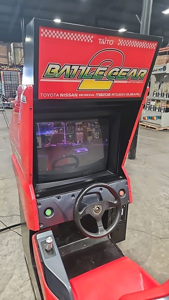 BATTLE GEAR 2 SITDOWN RACING ARCADE GAME TAITO BATTLE GEAR 2 SITDOWN RACING ARCADE GAME TAITO