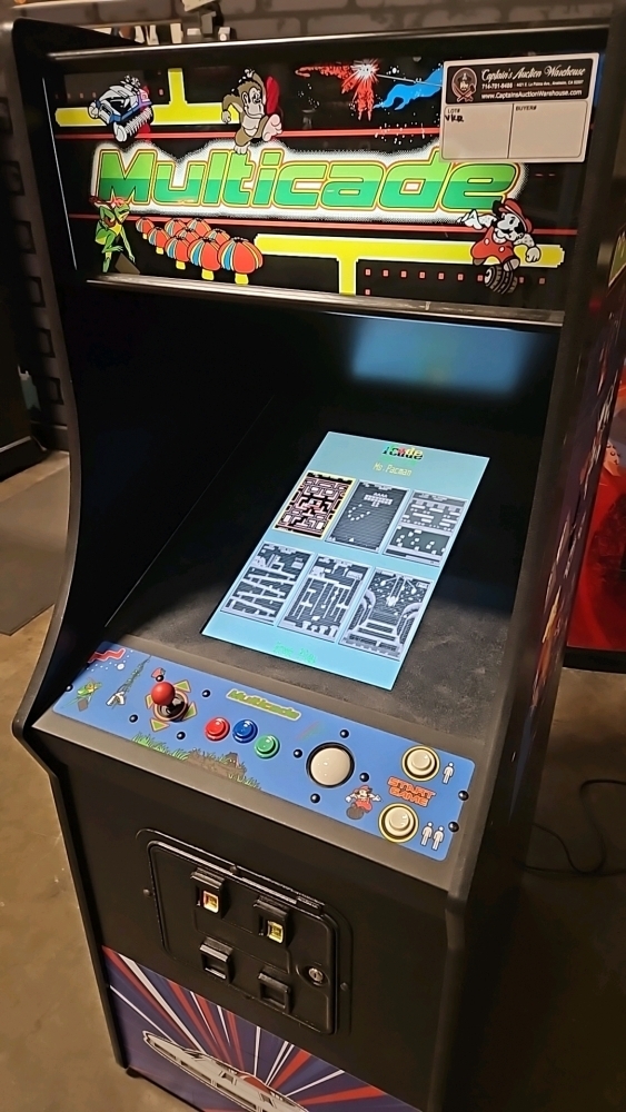 MULTICADE UPRIGHT 60 IN 1 W/ TRACK BALL ACTION ARCADE GAME