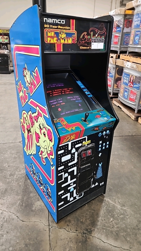 CLASS OF 81 MS PAC GALAGA 20 YR ANNIVERSARY ARCADE GAME NAMCO