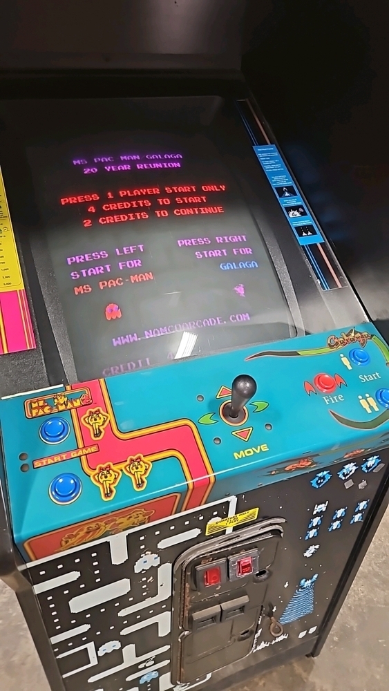 CLASS OF 81 MS PAC GALAGA 20 YR ANNIVERSARY ARCADE GAME NAMCO