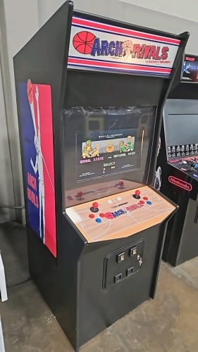 ARCH RIVALS BASKETBALL ARCADE GAME NEW BUILD W/ LCD MONITOR