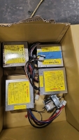 1 BOX LOT- ARCADE GAME POWER SUPPLIES MISC. LVR