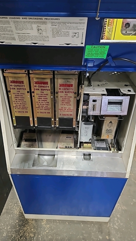 ROWE BC3500 DOLLAR COIN TOKEN CHANGER MACHINE LVR
