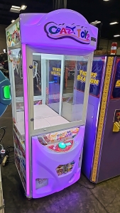 CRAZY TOYZ 2 COLOR LED PLUSH CLAW CRANE MACHINE