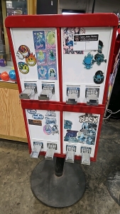 STICKER VENDING RACK W/ 8 SELECTION