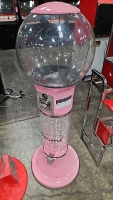 SPIRAL GUMBALL GLOBE VENDING STAND PINK - 2