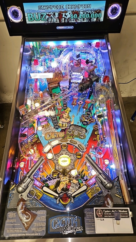 CACTUS CANYON REMAKE PINBALL MACHINE CHICAGO GAMING